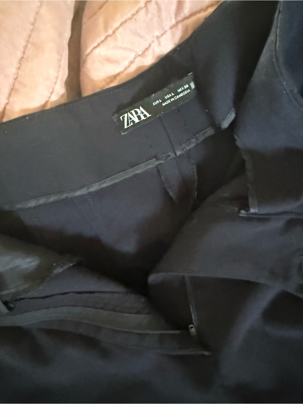 Zara Navy Women's Trousers